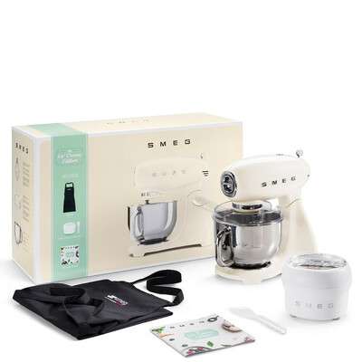 Smeg Box Set Stand Mixer | 800 W | Cream | 50's Style