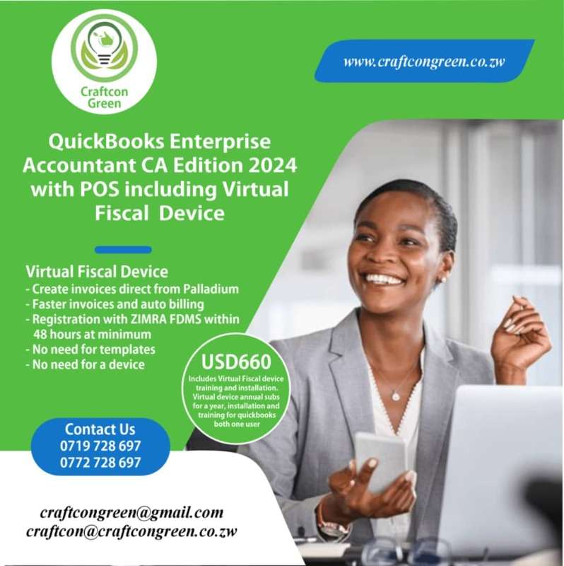 Quickbooks Enterprise With Virtual Fiscal Device