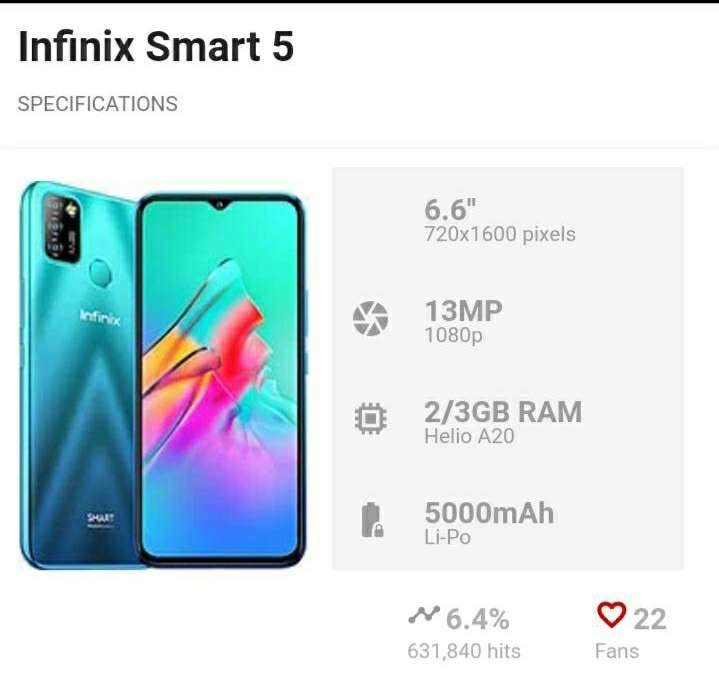 Infinix Smart 5
