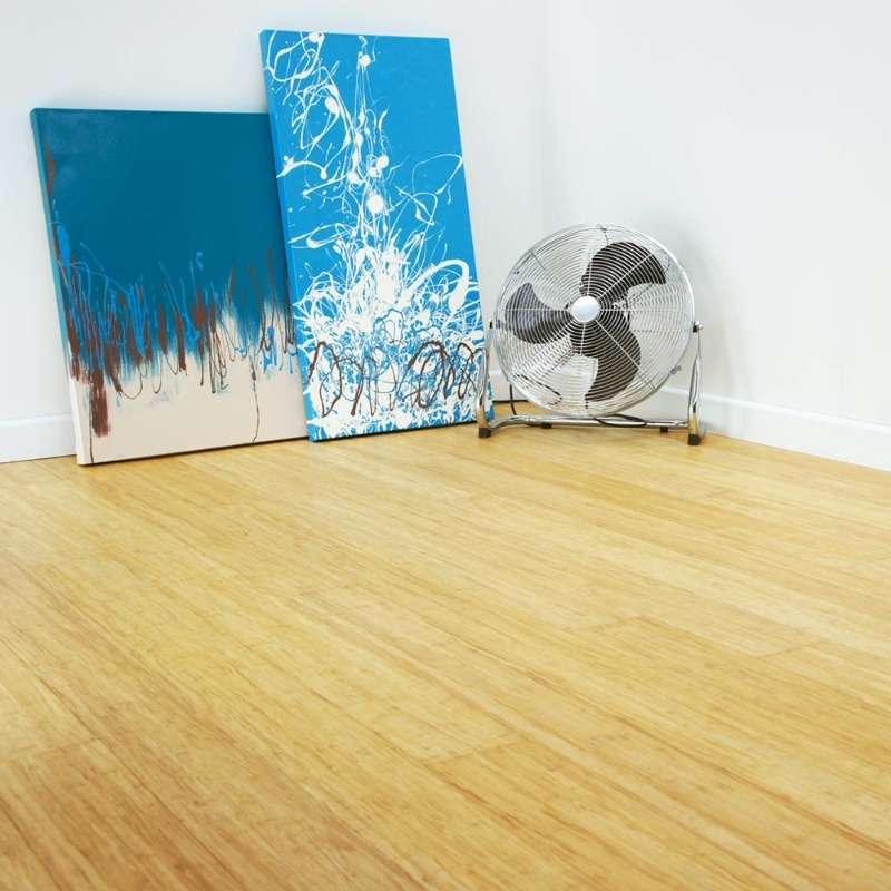 Solid Strand Woven Bamboo Flooring Natural