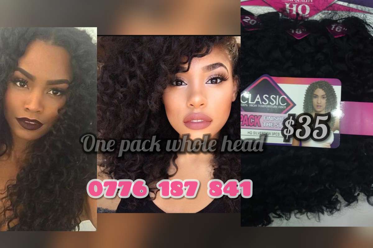 100% human hair weaves