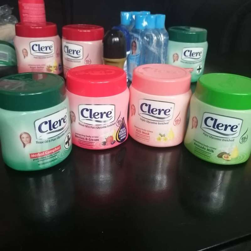 Clere, Top Society, Vaseline, Rollons, Lemonvate