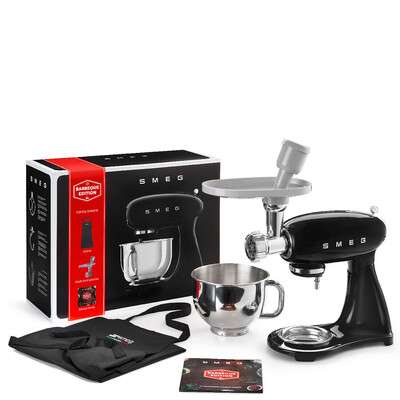 Smeg Box Set Stand Mixer | 800 W | Black | 50's Style