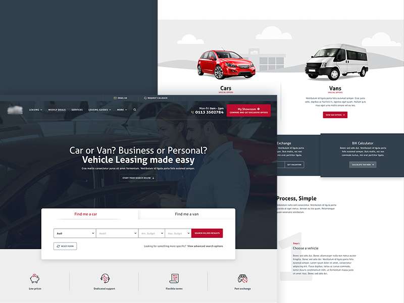 Car Sale Website Design