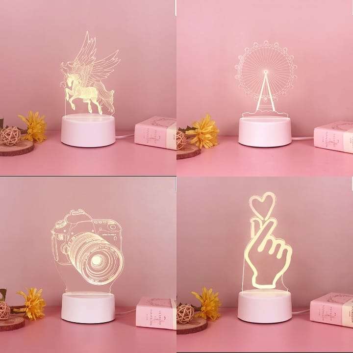 3d Moon Lamps And 3d Illusion Lamps