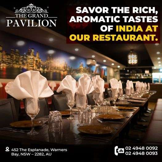 The Grand Pavilion | Indian Food In Sydney