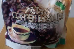 Instant Coffee Mixture With Ginkgo Powder And Ginseng Powder