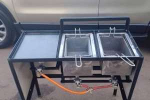 Double Chip Fryer Plus Grill.