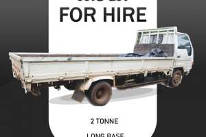 2 Tonne Long Base Truck For Hire. Based Greencroft