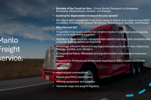 4 Ton Truck For Hire