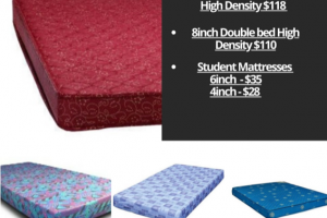 High Density Foam Mattresses,school Furniture, Borehole Installation, Steel Bases And Wooden Bases