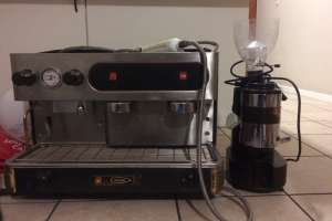 Coffee Machine And Coffee Grinder
