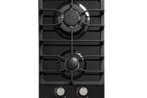 Zero 2 Burner Glass Top Gas Hob With Battery Ignition